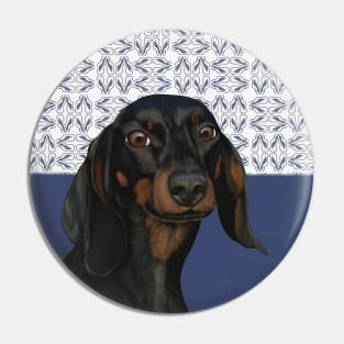 Dachshund Portrait | Dog Lovers Gift Pin