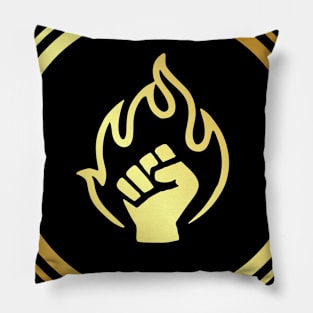 pyroman golden Pillow