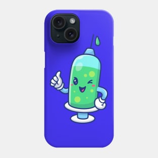 Cute Injection Thumbs Nail up Cartoon Phone Case