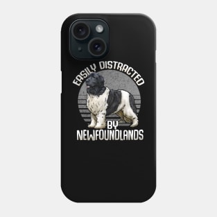 Easily Distracted By Newfoundlands Phone Case