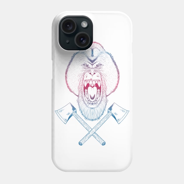 Angry Orang Utan Phone Case by ginanperdana