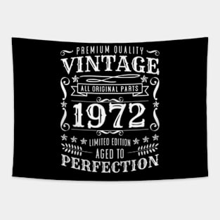 Legends Were Born In April 1972 Limited Edition Birthday Vintage Quality Aged Perfection Tapestry