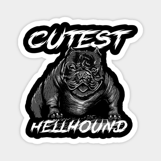 Cutest Hellhound Magnet by mckirbz