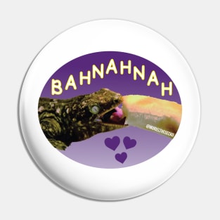 Muriel Loves Bahnahnah (purple color) Pin