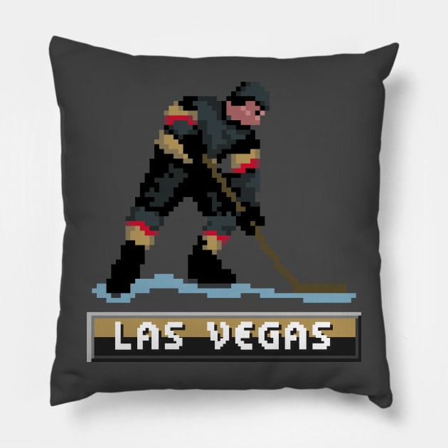 Las Vegas Hockey Pillow by clarkehall