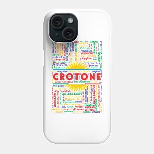 Wordart: Crotone Phone Case