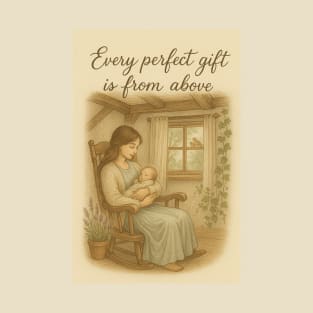 Every Perfect Gift is From Above - Mama Tee T-Shirt