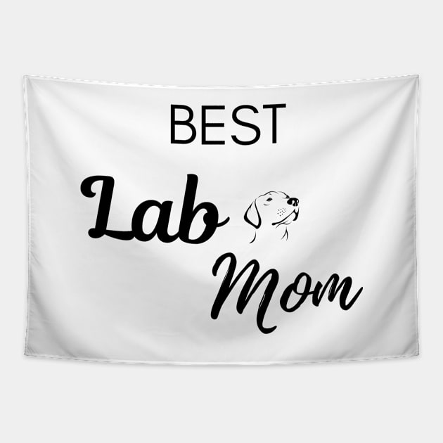 Best Lab Mom - Labrador Retriever Tapestry by Maful