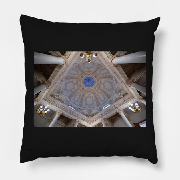 Faberge Museum in St. Petersburg Pillow by mitzobs