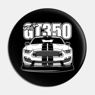 Shelby GT350 - White Print Pin
