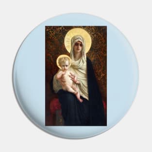 Virgin and Child - Ernest Hebert Pin