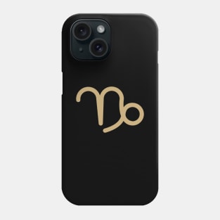 Capricorn Zodiac Symbol Phone Case