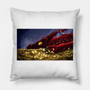 Red Dragon Pillow