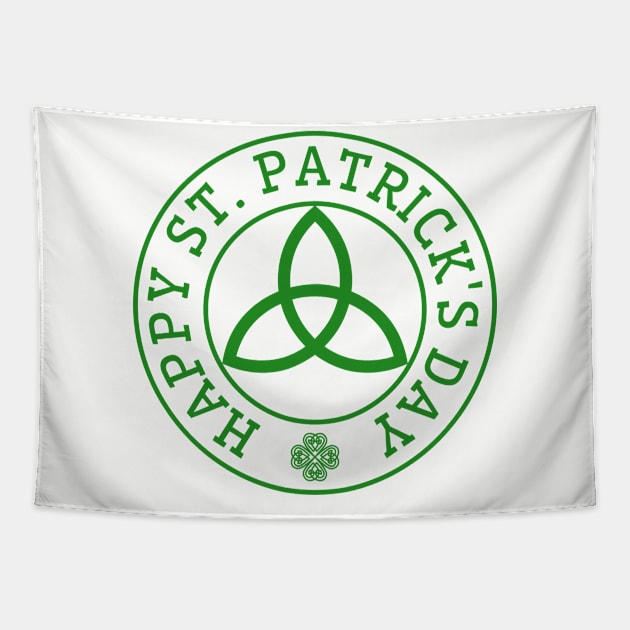 Happy St Patricks Day _ St Patrick Celebration Tapestry by POD Creations