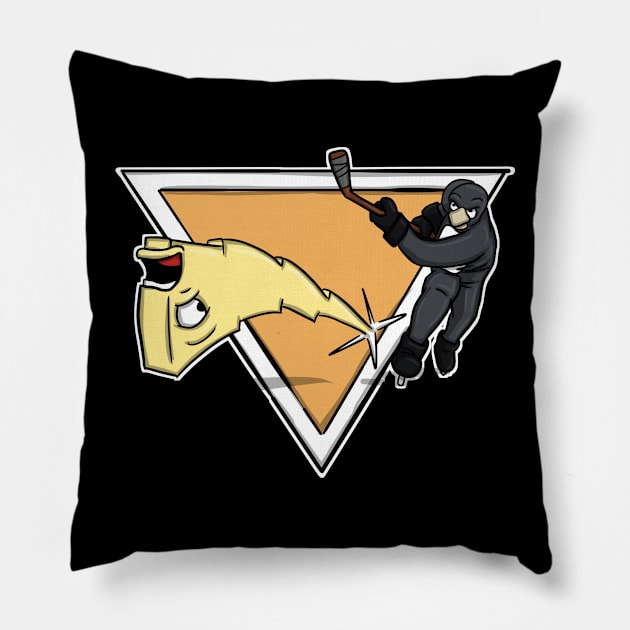 Pittsburgh Penguins Defeat Tampa Bay Lightning Pillow by OffThePost