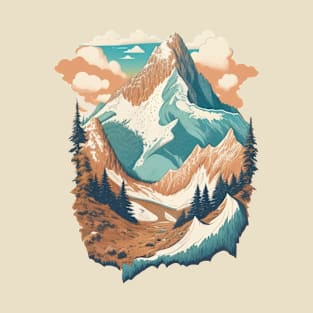 peace snowy mountains , nature spirit T-Shirt