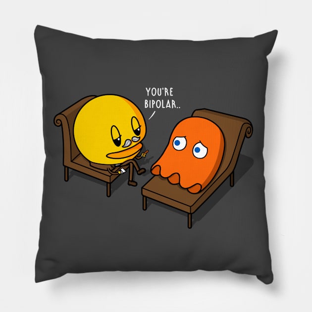 Psych-Man! Pillow by Raffiti