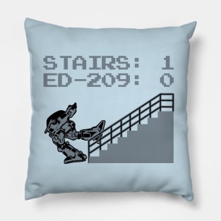 ED-209 vs Stairs Pillow