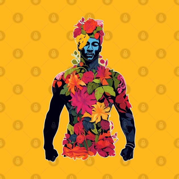 Flower man 2 by So Red The Poppy