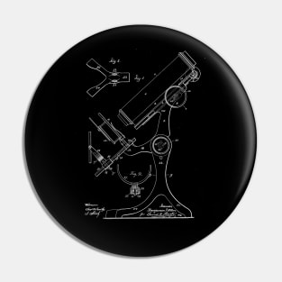 Microscope Vintage Patent Drawing Pin