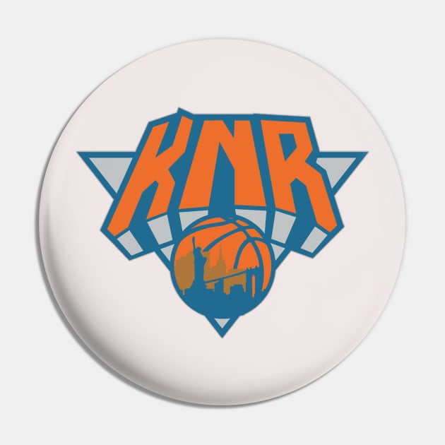 Knicks News and Rumors basic logo Pin by KNR