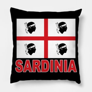 The Pride of Sardinia - Sardinian Flag Design Pillow