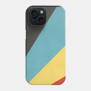 Abstract retro futuristic illustration Phone Case