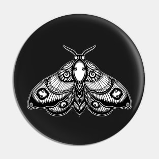 Emperor Moth faith love hope Pin