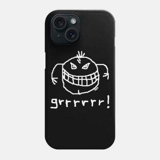 Grrrrrr! White outline. Phone Case