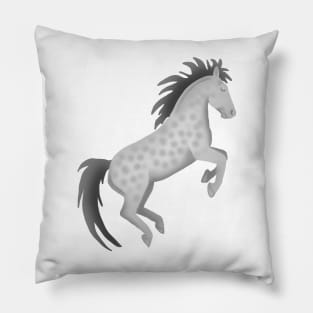 Dapple grey pony Pillow