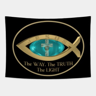 Jesus-The Way, The Truth, The Light Tapestry