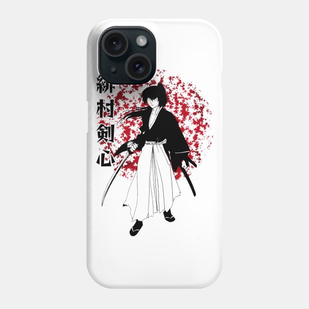 Samurai X Rurouni Kenshin Himura Phone Case by ahmadzakiramadhan