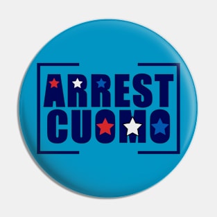 ARREST COUMO Pin