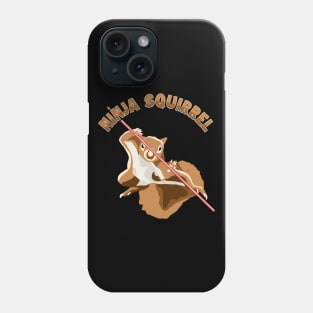 Ninja Squirrel Eastern Gray Japanese Fox Squirrel Phone Case