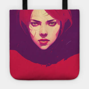 beautiful girl digital art - DESIGN Tote