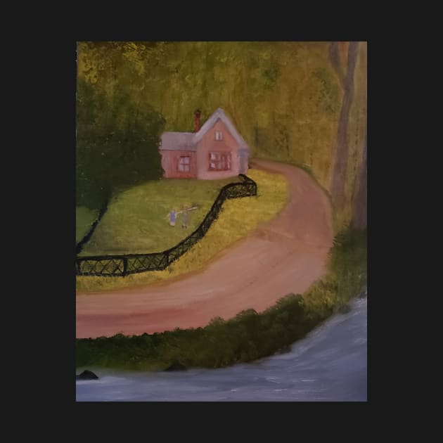 Cottage In The Woods oil painting by Tabitha Kremesec by TeteSteva19