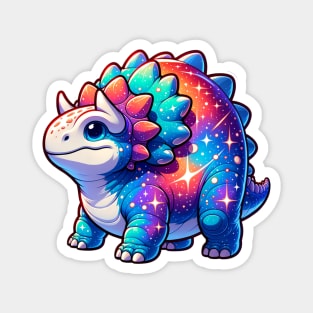 Cute Galaxy Ankylosaurus Magnet