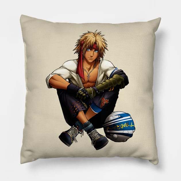 Blitzball best player Pillow by mcashe_art