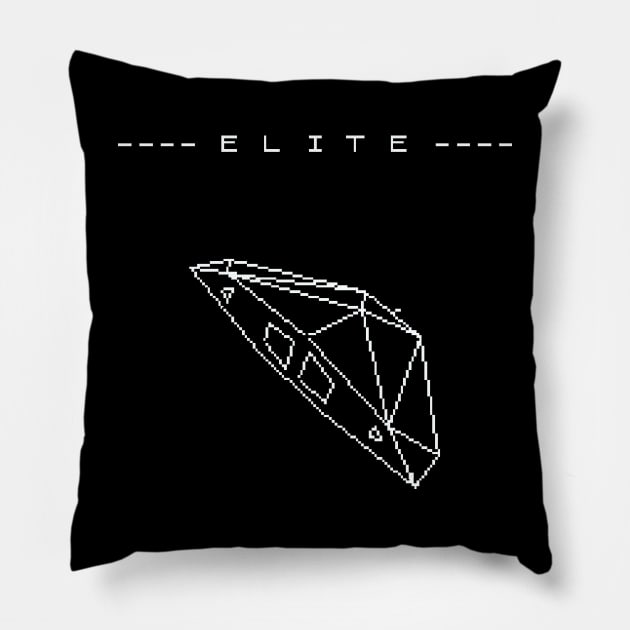 Elite (zx spectrum) Pillow by Stupiditee