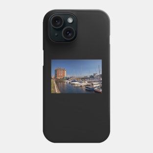 Swansea Marina, Swansea, Wales Phone Case