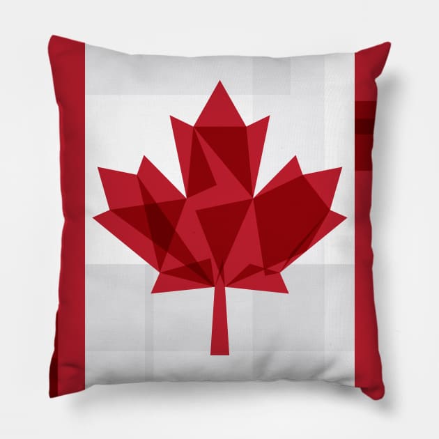 O Canada flag Pillow by fimbis