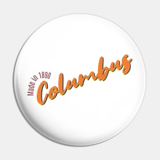 Columbus in 1816 Pin