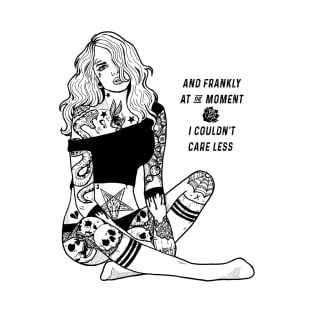 Tattooed Girl with skate socks T-Shirt