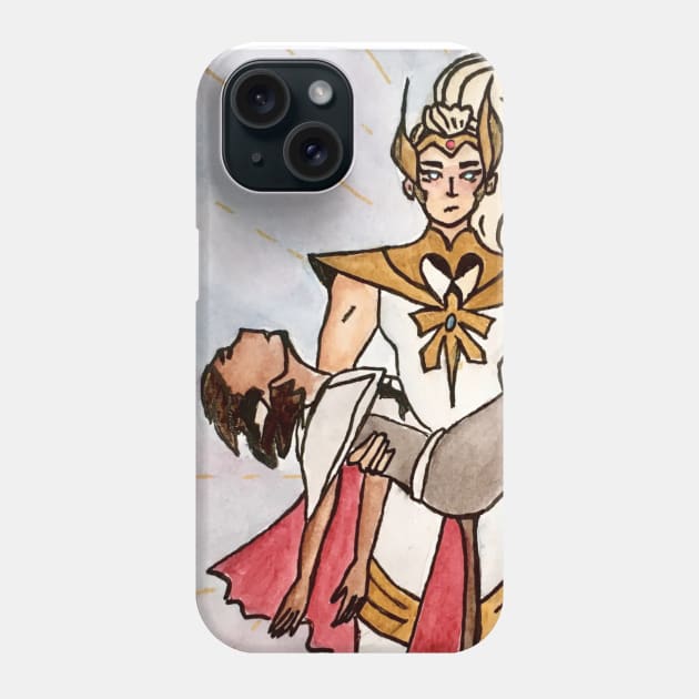 Catradora Shera Art Phone Case by TheDoodlemancer