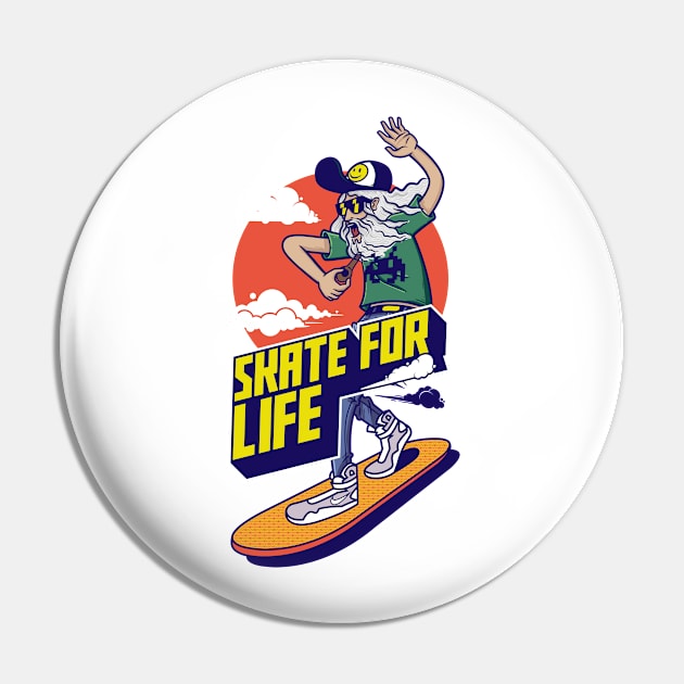 skate for life Pin by Playground