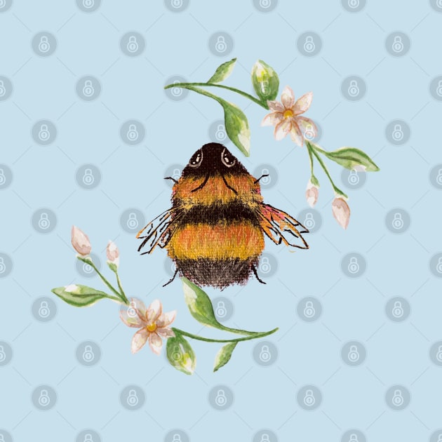 Plump Pollinator by LylaLace Studio