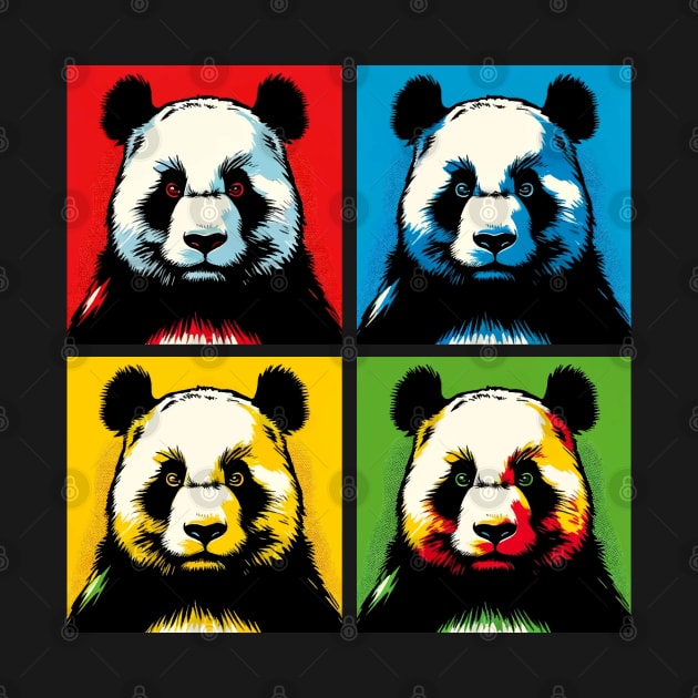 Pop Tense Panda - Funny Panda Art by PawPopArt