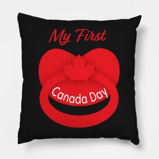 My First Canada Day pacifier Pillow