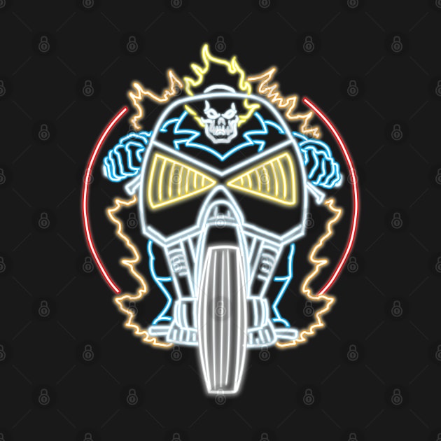 Ghost biker neon by AlanSchell76