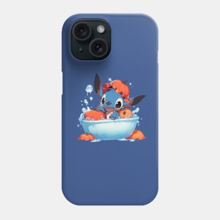 STITCH HAVING A BATH Phone Case